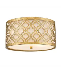 Плафон Arabella 2xE27 Gilded Nola Distressed Gold Ivory Shade Gilded Nola GN-ARABELLA-F | Osvetlenieto.bg