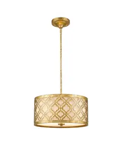 Полилей Arabella 2xE27 Duo-Mount Medium Gilded Nola Distressed Gold Ivory Shade Gilded Nola GN-ARABELLA-P-M | Osvetlenieto.bg