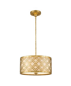 Полилей Arabella 2xE27 Duo-Mount Medium Gilded Nola Distressed Gold Ivory Shade Gilded Nola GN-ARABELLA-P-M | Osvetlenieto.bg