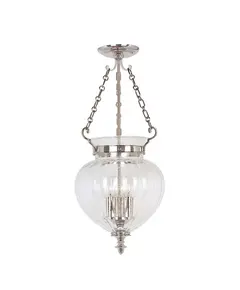 Полилей Finsbury Park 3xE14 Medium Polished Nickel Elstead Lighting FP-P-M-POL-NCKL | Osvetlenieto.bg