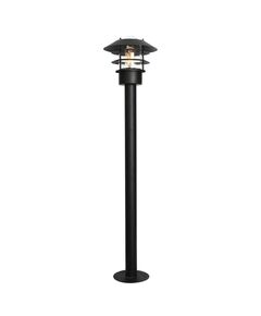 Градински стълб Helsingor 1xE27 Lantern Black Elstead Lighting HELSINGOR-BOL-BK | Osvetlenieto.bg