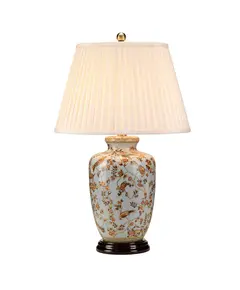 Настолна лампа Gold Birds 1xE27 Light Blue and Gold Elstead Lighting GOLD-BIRDS-TL | Osvetlenieto.bg