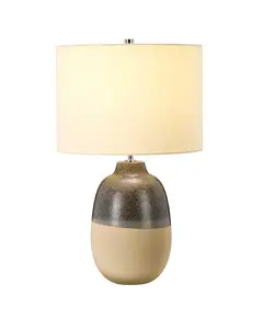 Настолна лампа Grange Park 1xE27 Grey Brown Elstead Lighting GRANGE-PARK-TL | Osvetlenieto.bg