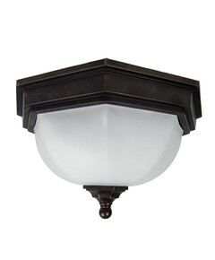 Плафон Fairford 2xE27 Lantern Old Bronze Garden Zone GZH-FF12 | Osvetlenieto.bg