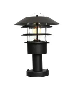 Стояща лампа Helsingor 1xE27 Black Elstead Lighting HELSINGOR-PED-BK | Osvetlenieto.bg