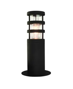 Градински стълб Hornbaek 1xE27 Black Elstead Lighting HORNBAEK-PED | Osvetlenieto.bg