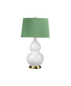 Настолна лампа Isla 1xE27 Table Light Aged Brass White Green Elstead Lighting ISLA-AB-TL-GREEN | Osvetlenieto.bg