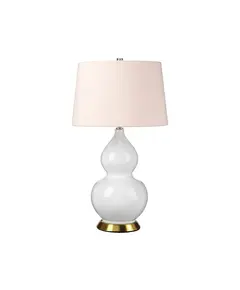 Настолна лампа Isla 1xE27 Table Light Aged Brass White Pink Elstead Lighting ISLA-AB-TL-PINK | Osvetlenieto.bg