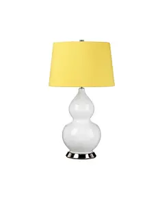 Настолна лампа Isla 1xE27 Table Light Polished Nickel White Yellow Elstead Lighting ISLA-PN-TL-YELLOW | Osvetlenieto.bg
