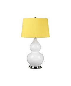 Настолна лампа Isla 1xE27 Table Light Polished Nickel White Yellow Elstead Lighting ISLA-PN-TL-YELLOW | Osvetlenieto.bg