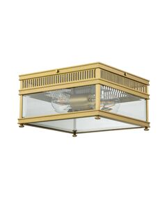 Плафон Holborn 2xE27 Brushed Brass Elstead Lighting HOLBORN-F-BB | Osvetlenieto.bg