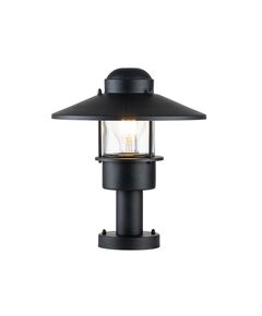 Стояща лампа Klampenborg 1xE27 Pedestal Black Elstead Lighting KLAMPENBORG-PED-BK | Osvetlenieto.bg