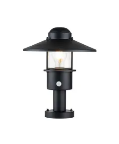 Стояща лампа Klampenborg 1xE27 Pedestal PIR Black Elstead Lighting KLAMPENBORG-PED-PIR-BK | Osvetlenieto.bg