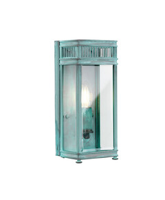 Външен аплик Holborn 1xE14 Small Half Lantern Verdigris Elstead Lighting HL7-S-VDG | Osvetlenieto.bg