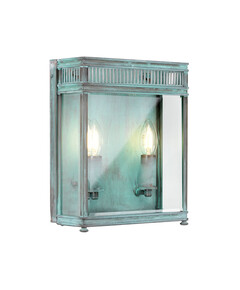Външен аплик Holborn 2xE14 Medium Half Lantern Verdigris Elstead Lighting HL7-M-VDG | Osvetlenieto.bg
