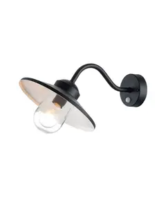 Външен аплик Klampenborg 1xE27 PIR Black Elstead Lighting KLAMPENBORG-PIR-BK | Osvetlenieto.bg