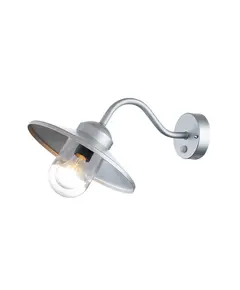Външен аплик Klampenborg 1xE27 PIR Silver Elstead Lighting KLAMPENBORG-PIR-SIL | Osvetlenieto.bg