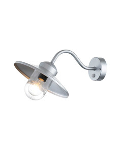 Външен аплик Klampenborg 1xE27 PIR Silver Elstead Lighting KLAMPENBORG-PIR-SIL | Osvetlenieto.bg