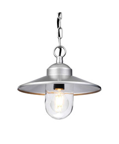 Външна висяща лампа Klampenborg 1xE27 Silver Elstead Lighting KLAMPENBORG8 | Osvetlenieto.bg