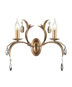 Аплик Lily 2xE14 Bronze Patina Elstead Lighting LL2-ANT-BRZ | Osvetlenieto.bg