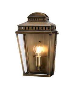 Външен аплик Mansion House 1xE27 Aged Brass Elstead Lighting MANSION-HOUSE-BR | Osvetlenieto.bg