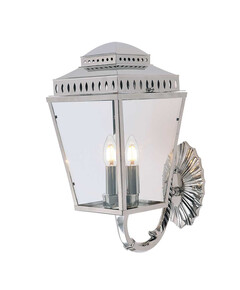Външен аплик Mansion House 3xE14 Polished Nickel Elstead Lighting MANSION-HOUSE-WB1-PN | Osvetlenieto.bg
