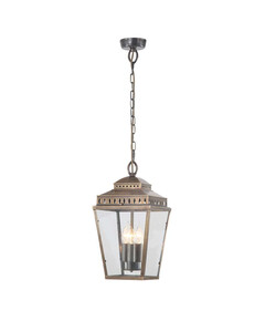 Външна висяща лампа Mansion House 3xE14 Aged Brass Elstead Lighting MANSION-HOUSE8-BR | Osvetlenieto.bg