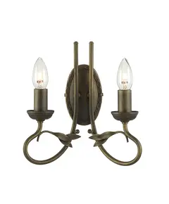 Аплик Olivia 2xE14 Black Gold Patina Elstead Lighting OV2-BLK-GOLD | Osvetlenieto.bg