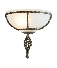 Аплик Pembroke 1xE27 Wall Uplighter Black Gold Elstead Lighting PB-WU-BLK-GOLD | Osvetlenieto.bg