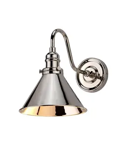 Аплик Provence 1xE27 Polished Nickel Elstead Lighting PV1-PN | Osvetlenieto.bg
