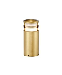 Градински стълб Newbrighton 1xE27 Mini Brushed Brass Elstead Lighting NEWBRIGHTON-MB-BRASS | Osvetlenieto.bg