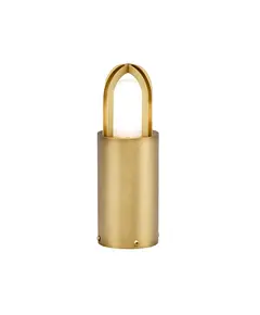 Градински стълб Paignton 1xE27 Brushed Brass Elstead Lighting PAIGNTON-MB-BRASS | Osvetlenieto.bg