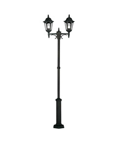 Градински стълб Parish 2xE27 Twin Black Elstead Lighting PR8-BLACK | Osvetlenieto.bg