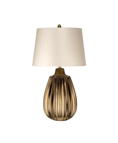 Настолна лампа Newham 1xE27 Small Bronze Ceramic  Pearl shade Elstead Lighting NEWHAM-TL-S | Osvetlenieto.bg
