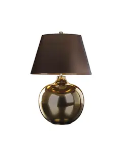 Настолна лампа Ottoman 1xE27 Bronze Metalic Brown Shade Elstead Lighting OTTOMAN-TL | Osvetlenieto.bg