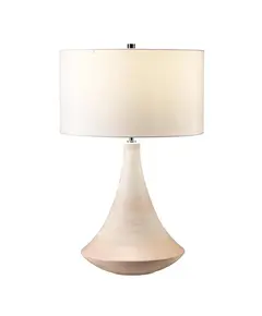 Настолна лампа Pinner 1xE27 Subtle Pink & Matt Cream Elstead Lighting PINNER-TL | Osvetlenieto.bg