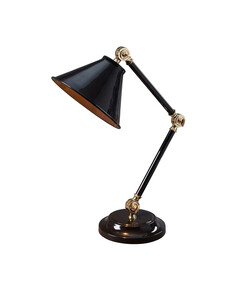 Настолна лампа Provence Element 1xE27 Mini Black Polished Brass Elstead Lighting PV-ELEMENT-BPB | Osvetlenieto.bg