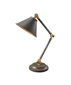 Настолна лампа Provence Element 1xE27 Mini Dark Grey Aged Brass Elstead Lighting PV-ELEMENT-GAB | Osvetlenieto.bg