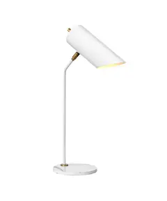 Настолна лампа Quinto 1xE27 White Aged Brass Elstead Lighting QUINTO-TL-WAB | Osvetlenieto.bg