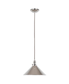 Пендел Provence 1xE27 Polished Nickel Elstead Lighting PV-SP-PN | Osvetlenieto.bg