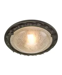 Плафон Olivia 1xE27 Black Gold Patina Elstead Lighting OV-F-BLK-GOLD | Osvetlenieto.bg