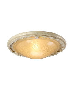 Плафон Olivia 1xE27 Ivory Gold Patina Elstead Lighting OV-F-IV-GOLD | Osvetlenieto.bg