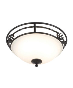 Плафон Pembroke 2xE27 Light Style A Black Elstead Lighting PB-F-A-BLACK | Osvetlenieto.bg