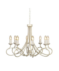 Полилей Olivia 8xE14 Ivory Gold Patina Elstead Lighting OV8-IVORY-GOLD | Osvetlenieto.bg