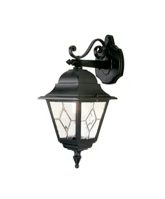 Външен аплик Norfolk 1xE27 Down Black Elstead Lighting NR2-BLK | Osvetlenieto.bg