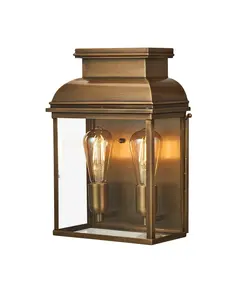 Външен аплик Old Bailey 2xE27 Large Aged Brass Elstead Lighting OLD-BAILEY-L-BR | Osvetlenieto.bg