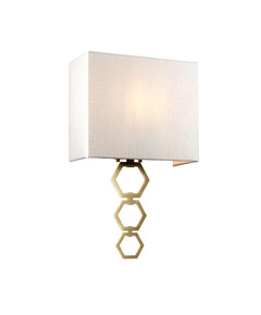 Аплик Ria Medium 1xE27 Aged Brass Elstead Lighting RIA-MEDIUM-AB | Osvetlenieto.bg