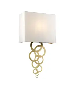 Аплик Rosa Medium 1xE27 Aged Brass Elstead Lighting ROSA-MEDIUM-AB | Osvetlenieto.bg