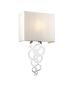 Аплик Rosa Medium 1xE27 Polished Chrome Elstead Lighting ROSA-MEDIUM-PC | Osvetlenieto.bg