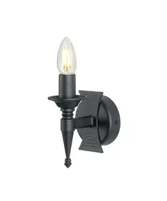 Аплик Saxon 1xE14 Black Elstead Lighting SAX1-BLK | Osvetlenieto.bg